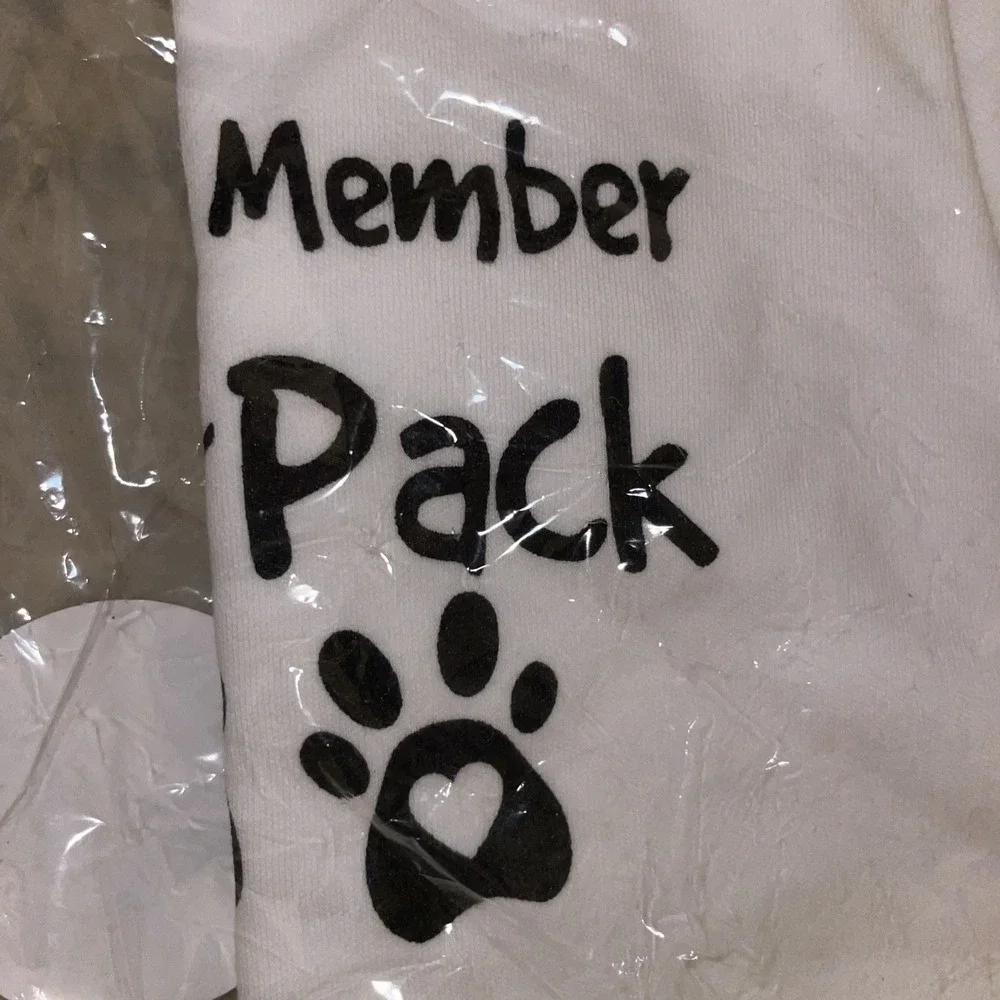 Baby White Bodysuit Dog Lover Family Pack 12 months‎